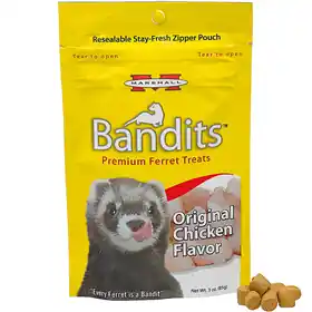 Bandits Premium Ferret Treats Original Chicken Flavor 3 oz. Price Cut