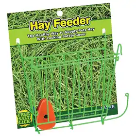 Hassle-Free Returns WARE Hay Feeder with Free Salt Lick for Small Animals