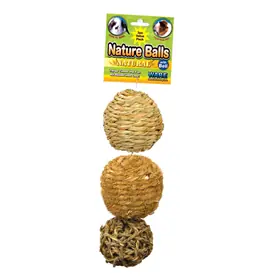 WARE Nature Balls Small Animal Toy 3 pack Fast Shipping