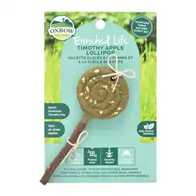 Don’t Miss Out Oxbow Enriched Life Timothy Apple Lollipop