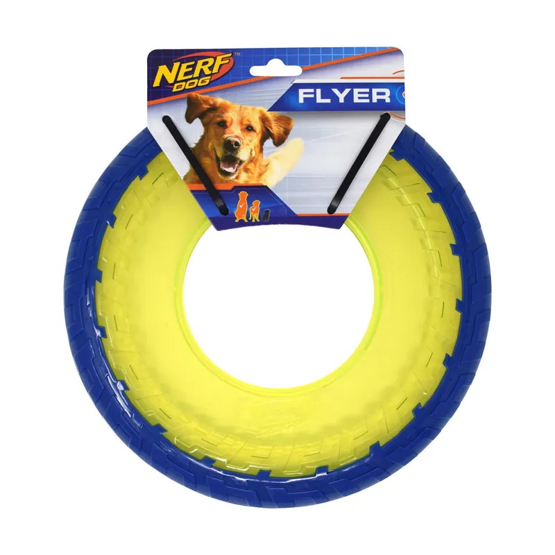 Warranty Included Nerf Dog 2-Tone TPR Flyer