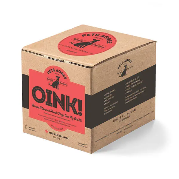 Pets Agree Oink! Bacon Biscuits 2lbs Bargain