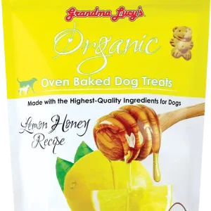 Grandma Lucy's Organic Oven Baked Treats Lemon Honey 14oz Bulk Order