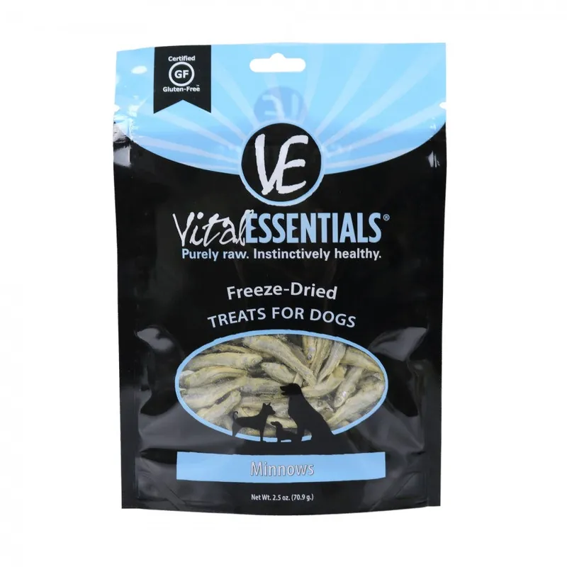 VE FD Minnows Cats & Dogs Treats 2.5 oz Latest