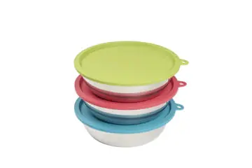 Messy Mutts 6pc Raw Food Bowl Set Large Limited Offer