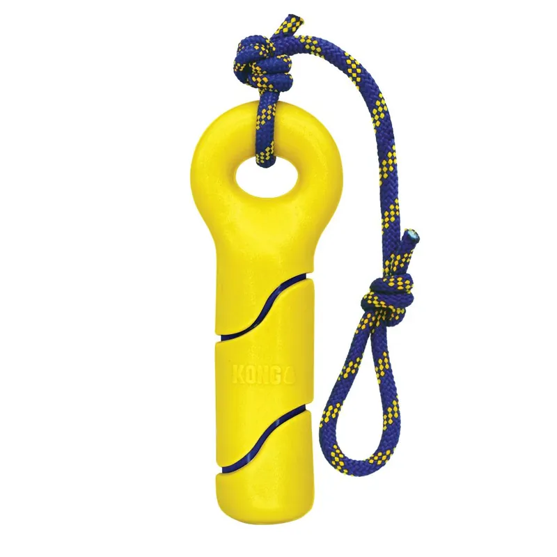Premium Kong Squeezz Tennis Buoy with Rope Large