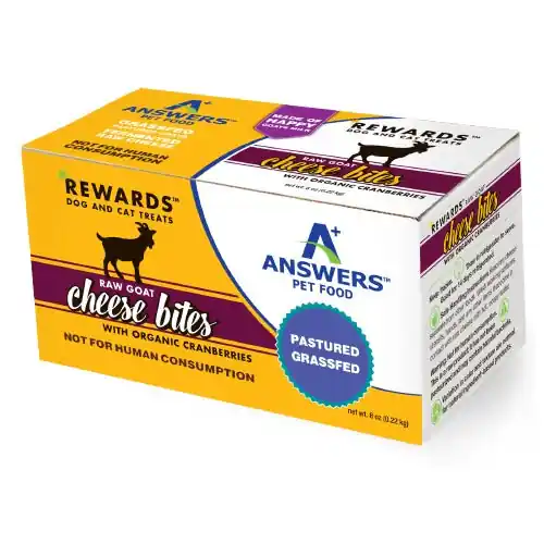 Answers Rewards Raw Goat Milk Cheese Treats Cranberries 8 OZ Final Sale