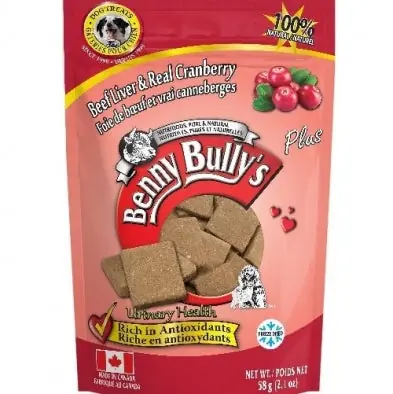 Benny Bully's Plus Cranberry FD Treat 58g Last Chance