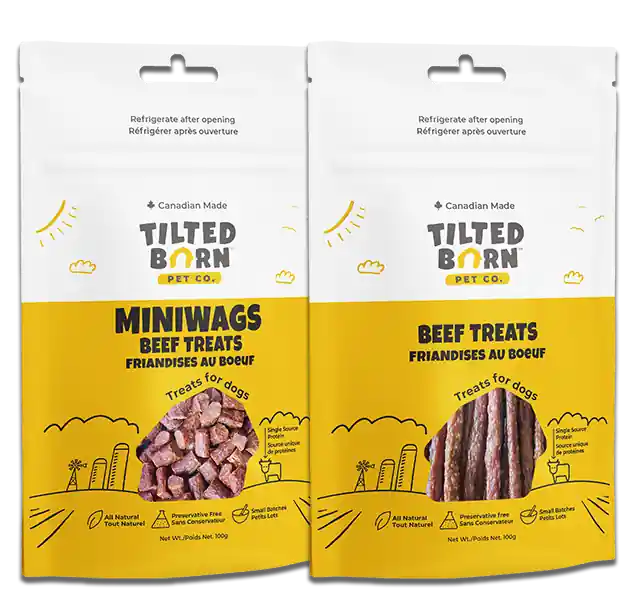 Tilted Barn Treats Miniwags Beef 100g Get Yours