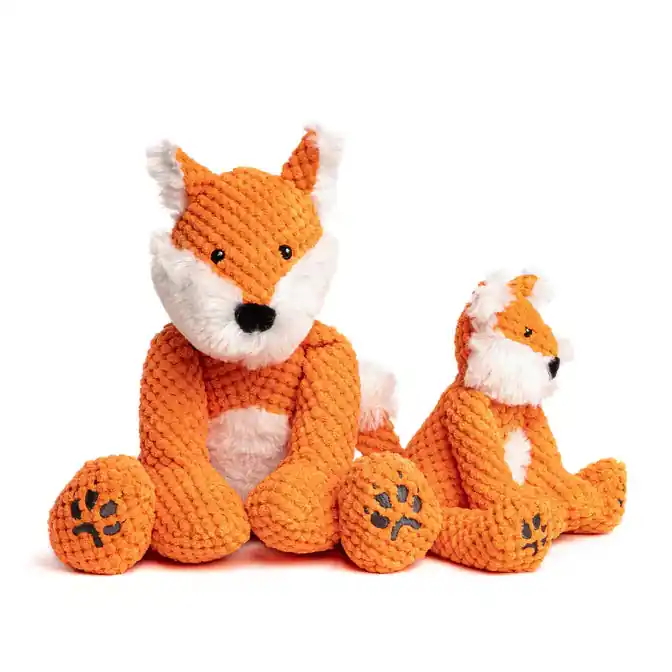 Authentic Fabdog Floppy Dog Toy Fox Lrg
