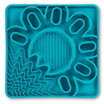 Markdown Messy Mutts Framed Multi-Surface Mat Blue