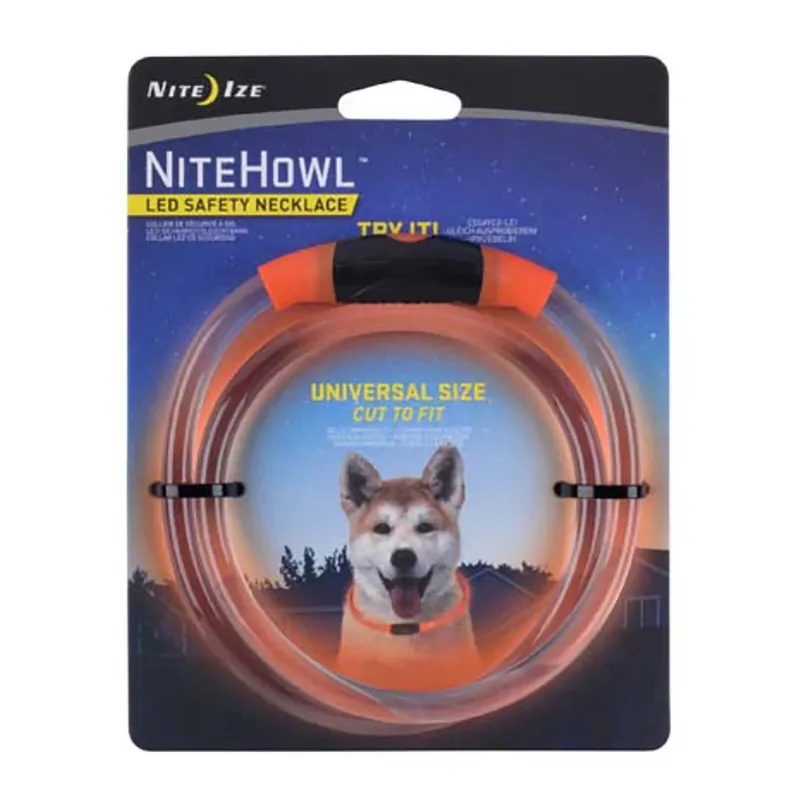 Wholesale NiteHowl LED Safety Necklace Orange