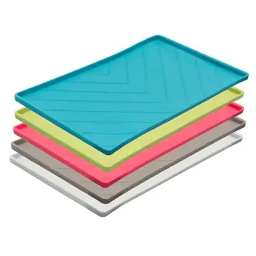 Buy Direct Messy Mutts Mat with Metal Rods Large Blue
