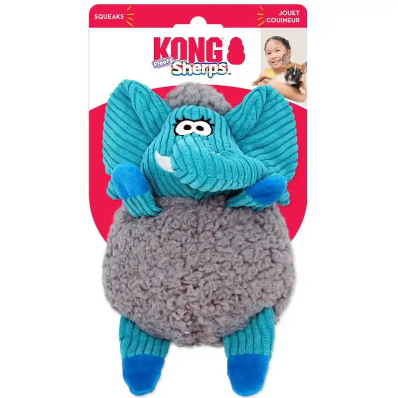 Kong Sherps Floofs Elephant Dog Toy Secure Checkout
