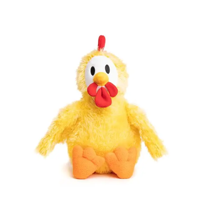 Free Delivery Fabdog Fluffy Dog Toy Chicken Large