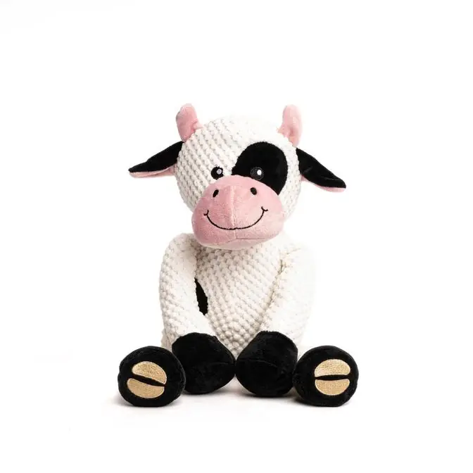 Reduced Price Fabdog Floppy Dog Toy Cow Large