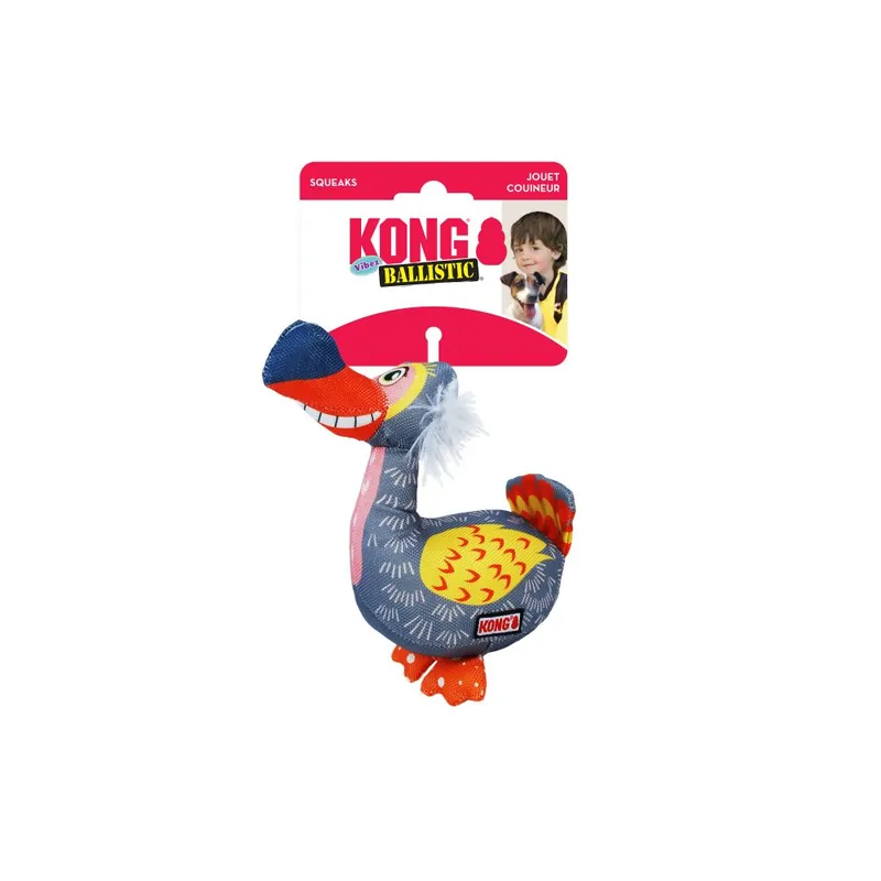 KONG Ballistic® Vibez Birds Assorted XSmall Warranty Included