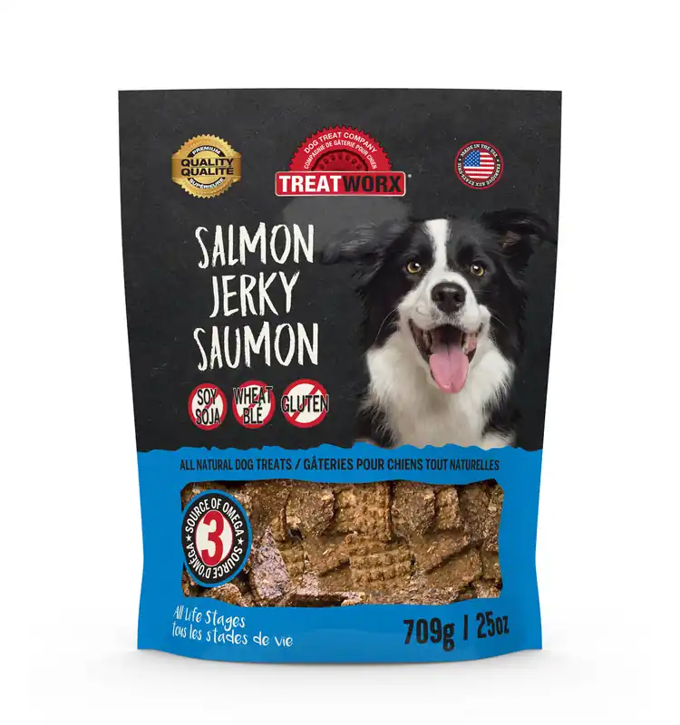 Treatworx Salmon Jerky 227 g While Supplies Last