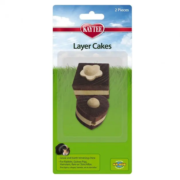 Best Seller Kaytee Layer Cakes Chew Toy 2pk