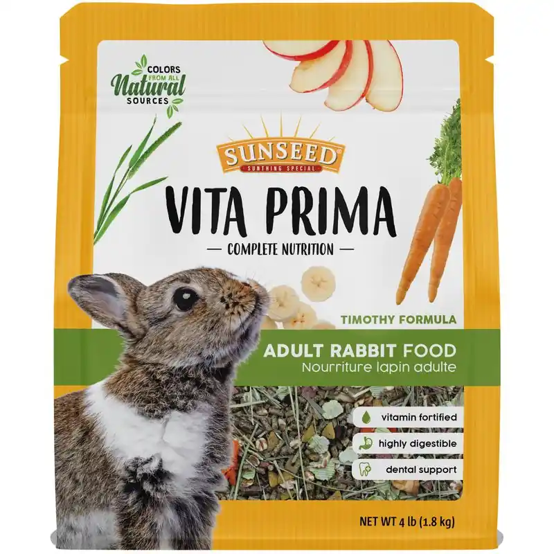 Certified Sunseed VITA PRIMA Rabbit Pellets 4lbs