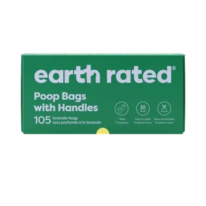 Earth Rated 120ct Handle bags on Refill Rolls - Lavender Modern