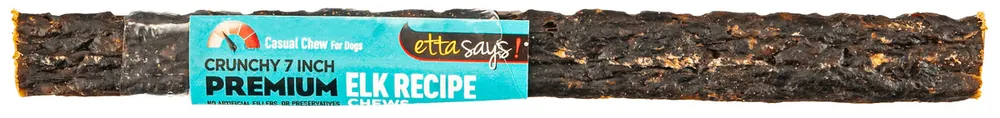 Affordable Etta Says! Premium Crunchy Elk Dog Chews 7"