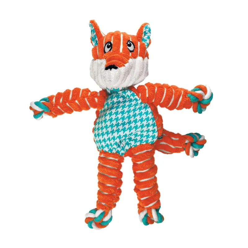 Bargain KONG® Floppy Knots Fox Dog Rope Toy Medium/Large