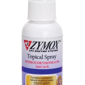 Zymox Spray w/ .5% hydrocortisone - 2 oz. bottle Clearance
