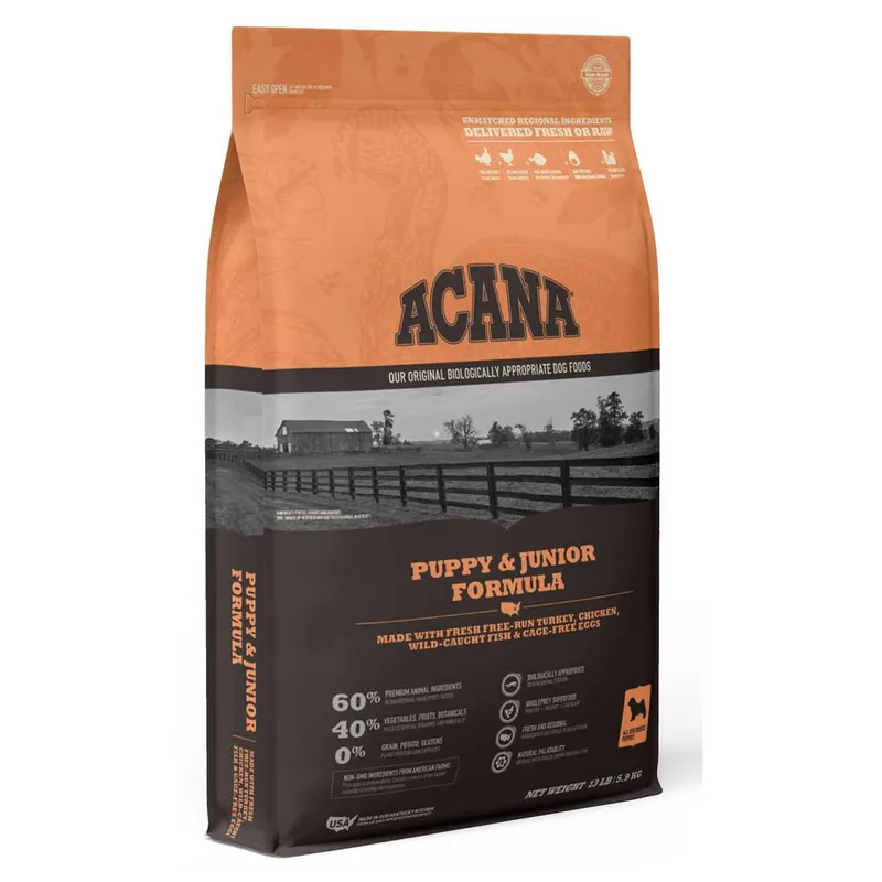 Acana Heritage Puppy & Junior Dry Dog Food Instant Buy