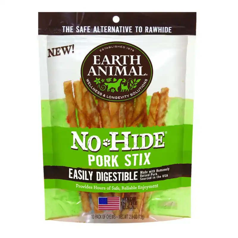 Earth Animal No-Hide Pork Stix Genuine