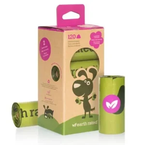 Earth Rated Poop Bags 8 rolls Wholesale